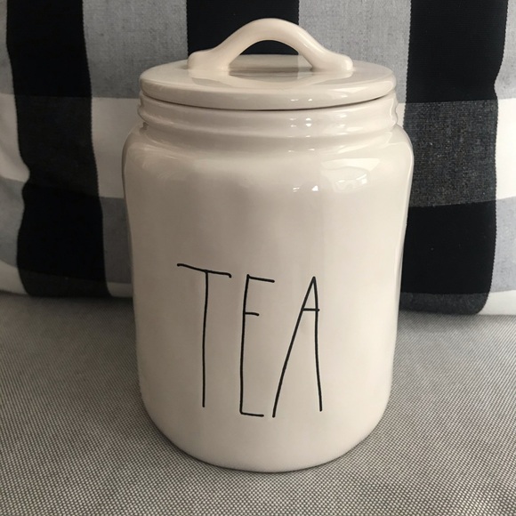 RAE DUNN • OG TEA Canister (Vintage M Stamped)